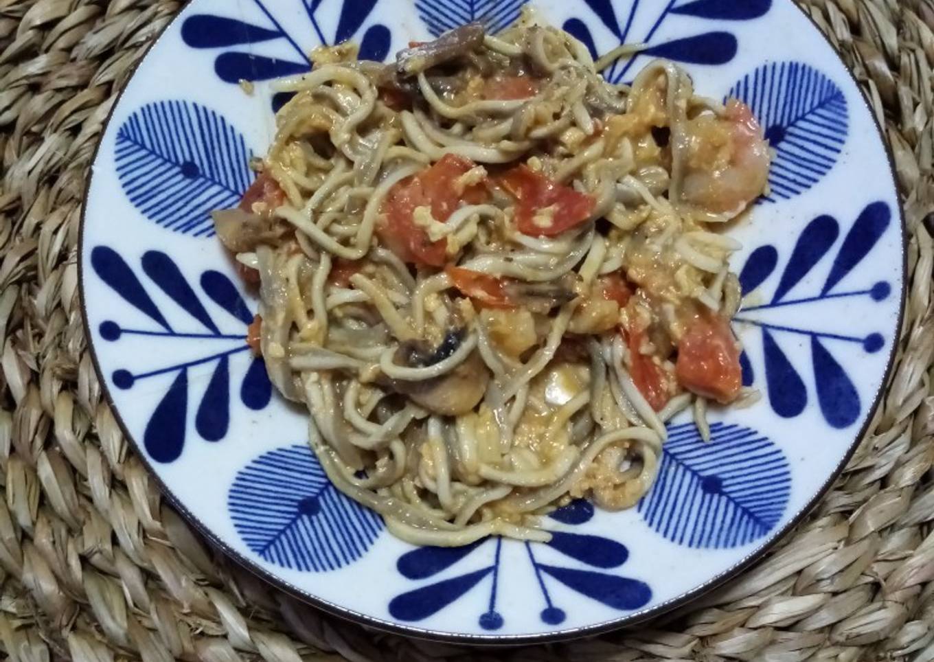 Revuelto vegetal de gulas, al estilo de mi hijo