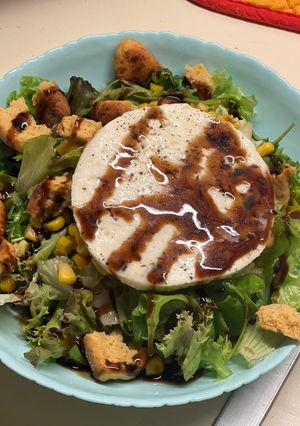 Φωτογραφία της συνταγής Healthy σαλάτα με ταλαγάνι με την βοήθεια του air fryer