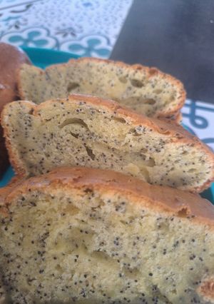 Une photo de Cake citron pavot