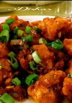 A picture of Crispy Chilli Sweet Potato Fry.