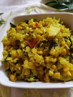कोबीची भाजी (kobichi bhaji recipe in marathi) रेसिपी चे मुख्य फोटो