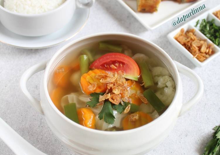 Resep Sup Sayur yang Enak Banget