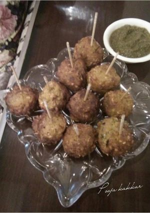 A picture of Capsicum cutlets.