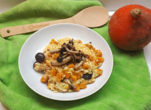 Foto di Risotto zucca, pioppini e fontina