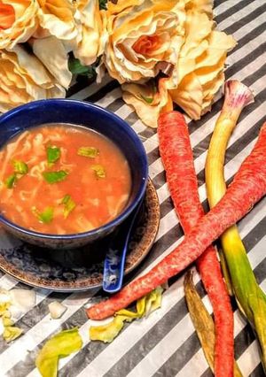 A picture of Hot n Sour Soup.