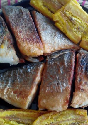 Una foto de Pescado frito