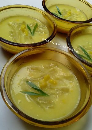 Foto resep Bubur Jagung Manis Kelapa Muda KW