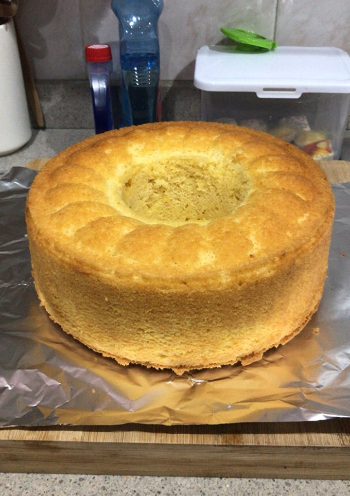 Una foto de Bizcocho de limón esponjoso