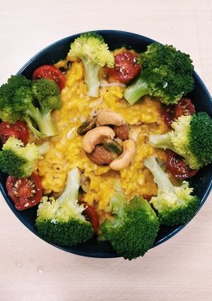 奶香南瓜雞肉燉飯🎃❤️ 的食譜成品照片