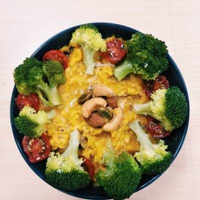 奶香南瓜雞肉燉飯 食譜by 矮瓜小廚房 Cookpad