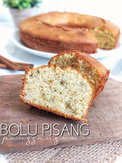 Foto resep Bolu Pisang Panggang (takaran sendok)