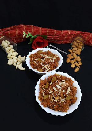A picture of Carrots (Gajar Ka Halwa).