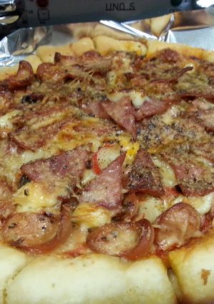 Foto resep Pizza rumahan sederhana tanpa oven