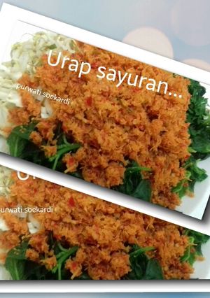 Foto resep Urap sayuran mantab..👌