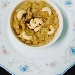 A picture of Kaddu ka halwa.