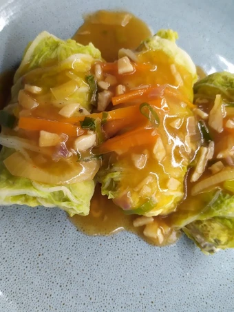 Langkah Mudah untuk Membuat Resep Roll Sawi Isi Ayam Tahu yang Sempurna Anti Ribet, Menggugah Selera