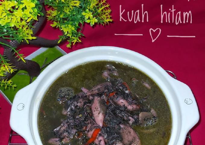 Cumi kuah hitam