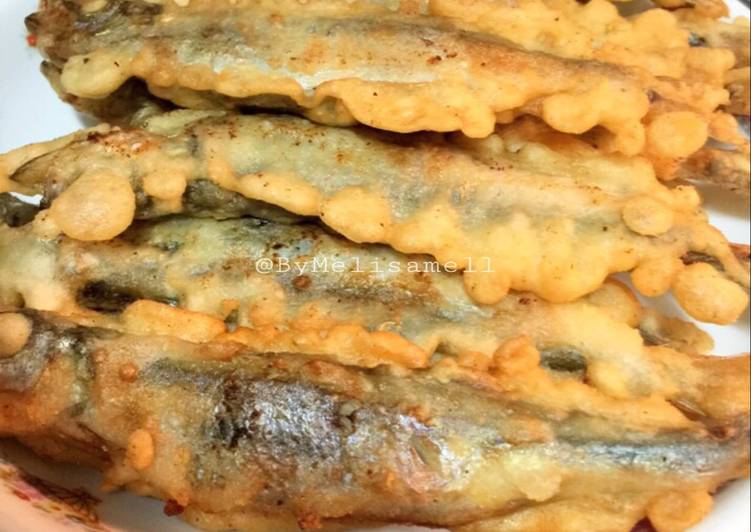 Goreng ikan telur sishamo/capelin