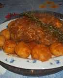 Peceto con papas a la cacerola
