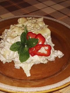 Rakott húsos tészta recept fotója