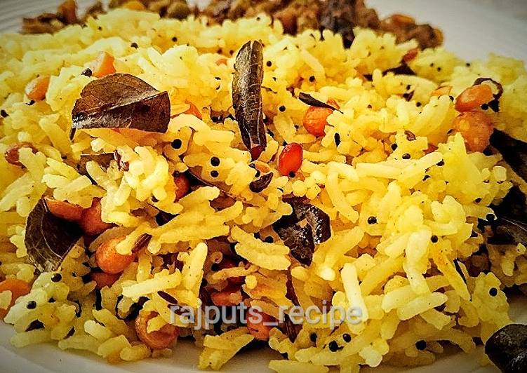 Lemon Rice or Khatta Chawal