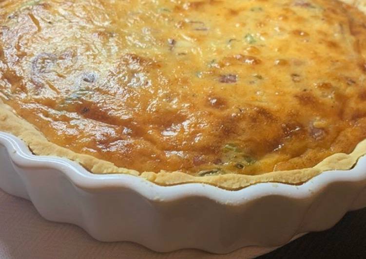 Simple Way to Prepare Speedy Bacon &amp; cheese quiche