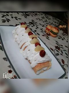 عکسی از دستور رولت خامه ای
