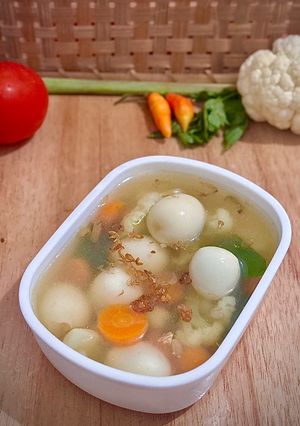 Foto resep Sup Telur Puyuh