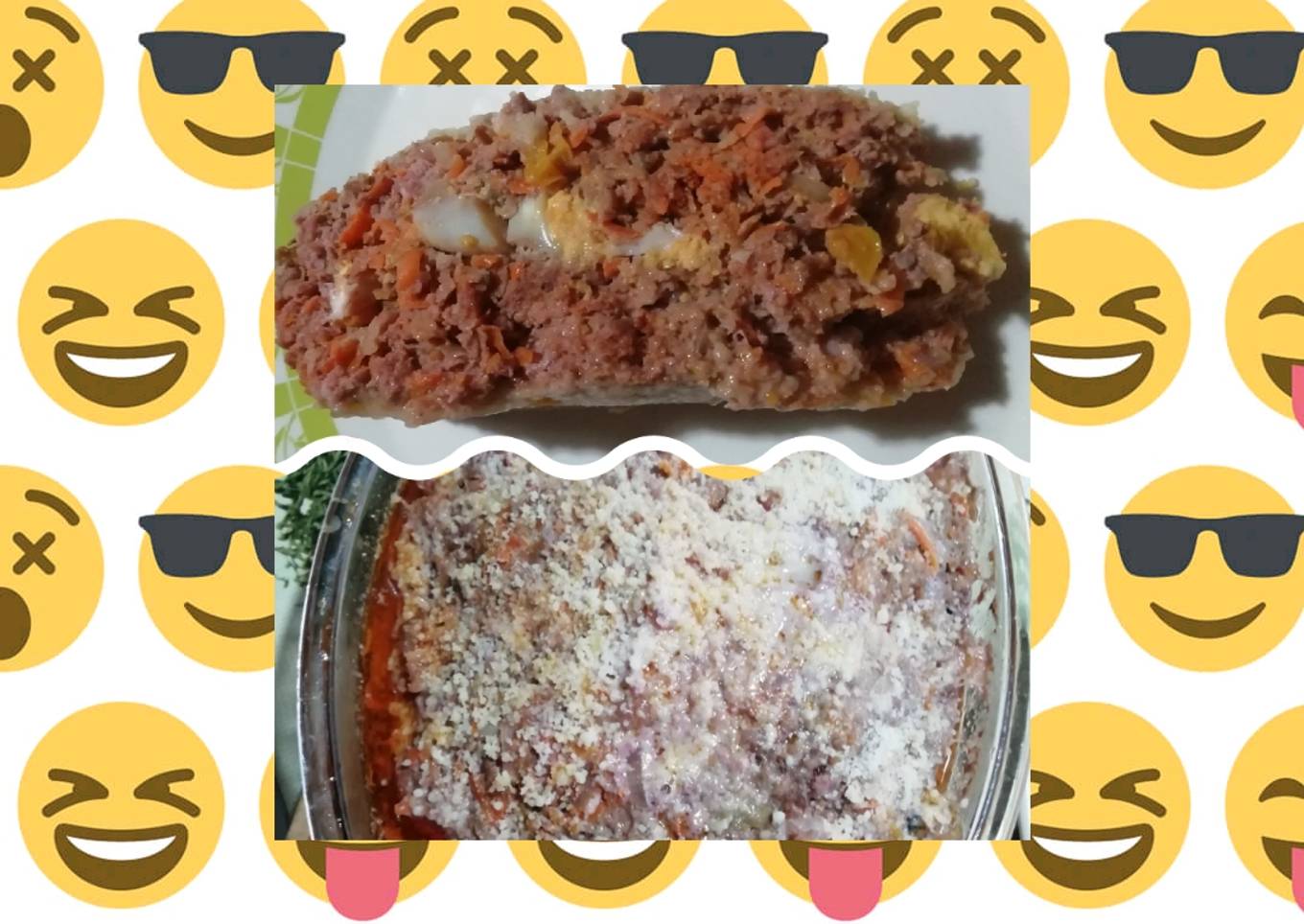Pan de carne jugoso con sorpresa