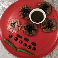 Boiled chana tikki A picture of Boiled chana tikki.