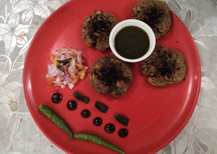 Boiled chana tikki