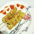 Sate tahu krispi