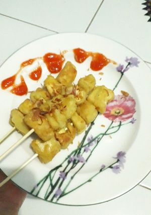 Foto resep Sate tahu krispi