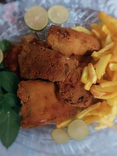 عکسی از دستور ماهی سوخاری 😋