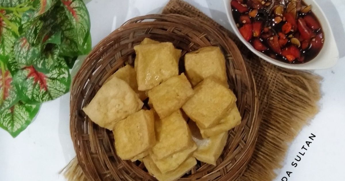 Tahu Goreng Sambal Kecap Simpel