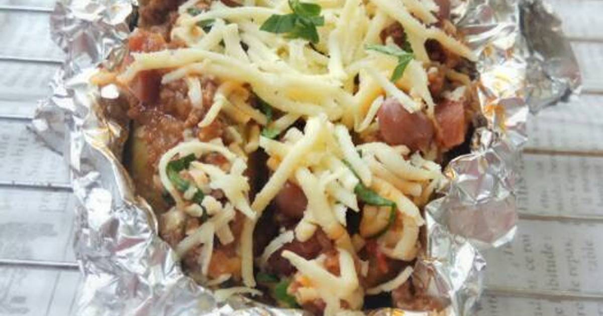 Resep Chili Beans Baked Potato oleh Ana malik Cookpad