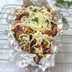 รูปของ Chili Beans Baked Potato