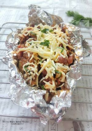 Foto resep Chili Beans Baked Potato