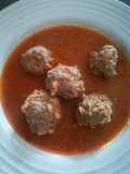 Albóndigas en salsa de serrano