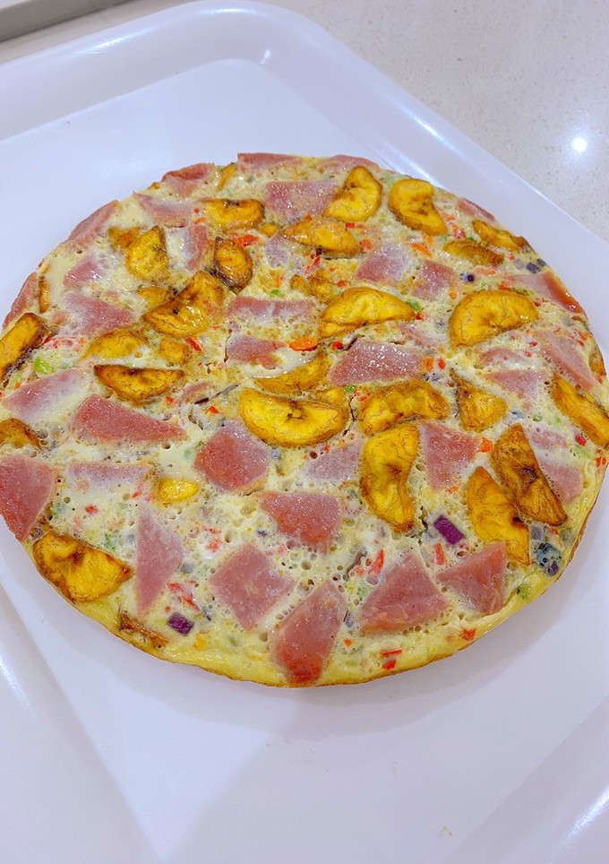 A picture of Luncheon plantain fritata.