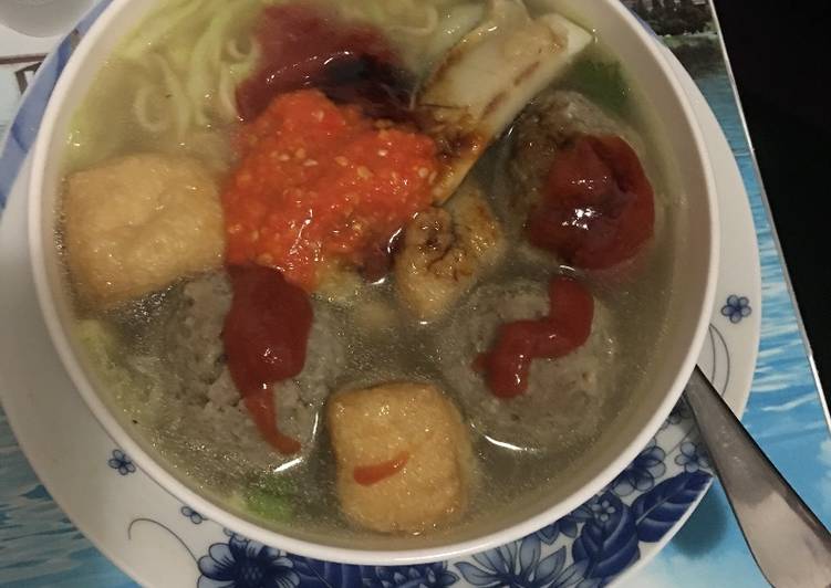 Bakso sapi blender😅 rumahan halal