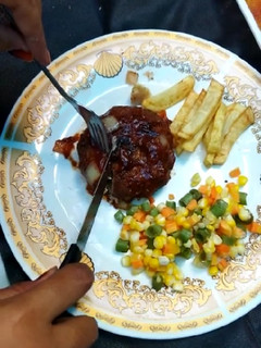Foto resep Burger steak isi mozarella