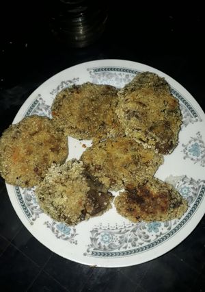Una foto de Receta BLW-albóndigas o croquetas de berenjenas
