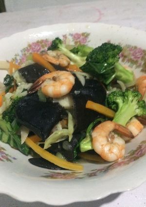 Foto resep Capcay seafood lada hitam