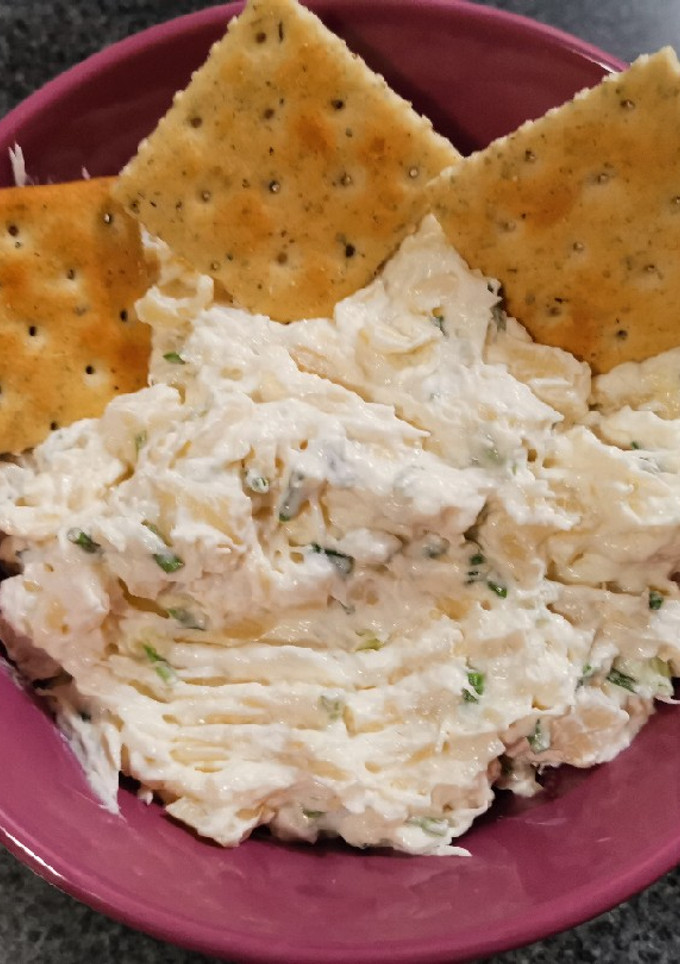 Una foto de Pasta de palmitos y queso crema para untar