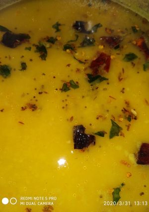 A picture of Dal tadka.