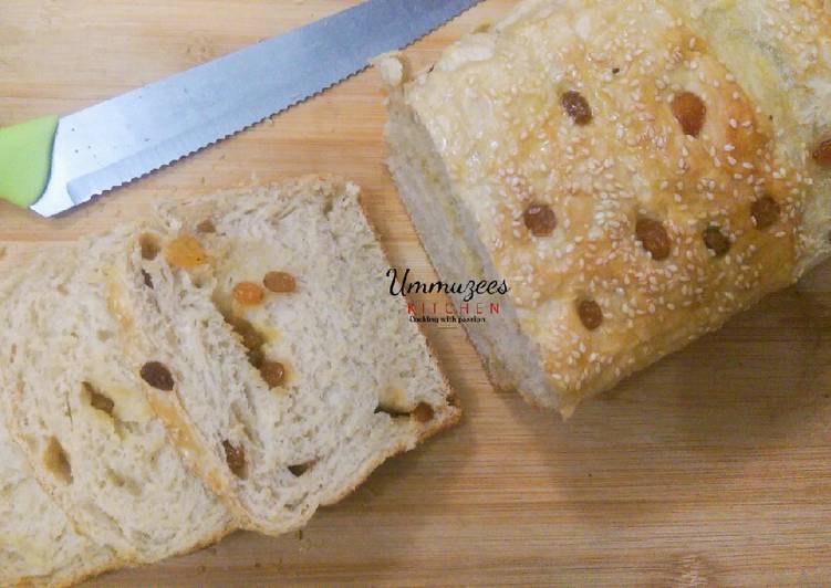 Homemade Butter and Raisin Bread