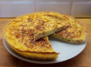 Foto principal de Quiche de calabacín y bacon