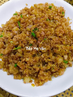 Hình của món Thịt băm rang sả.