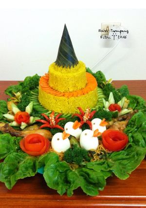 Foto resep Nasi Tumpeng Ulang Tahun